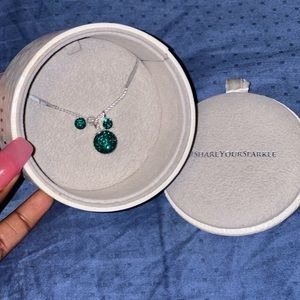 HILLBERG & BERK: Birthstone Sparkle Pendant Necklace.